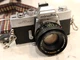 Minolta SRT202 35mm Film Camera 50mm 1:1.7 MC Rokkor-X PG - Untested