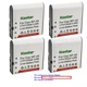 Kastar Replacement Battery for Casio NP-40 Casio Exilim Zoom EX-Z40 Camera
