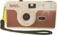 Onn Reusable 35mm Camera &ndash; Brown Vintage Style Film Camera