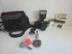 Ricoh KR-5 Super II 35mm Film SLR Camera With Flash,Lens,Bag, Accessories 