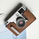 For Fujifilm XHalf xhalf Camera Bag Leather Dock Case Base Protection Cover shell