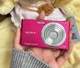SONY Cyber Shot DSC-W610 Pink Digital Camera 14.1MP Compact 4x zoom English