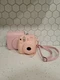 Fuji Instax Mini 8 Fujifilm Instant Film Camera Pink W/ Pink Carrying Case