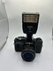 Minolta X-7A 35MM SLR film Camera W/Starblitz MC 28mm Lens And Flash