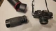 35mm camera RICOH XR7 with 50mm RICONON 1:1.7 and SIGMA 200mm Tele Objectiv