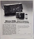 Minox 35GL Camera Print Ad  1979 - West Germany Small 35mm Feather-Light
