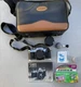 Canon AE-1  35mm Film Camera with 50mm f/1.8 & 28mm/1.1.8 Lenses, Strap and Case