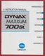 MINOLTA DYNAX MAXUM 700si OWNER'S INSTRUCTION MANUAL #60