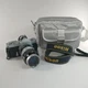 NIKON FTN Nikomat Silver SLR 35mm Film Camera + 135mm Lens Strap & Bag Tested
