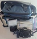 Minolta Maxxum 7000 Film Camera w/ Flash Manuals & Case ~ PARTS REPAIR ONLY READ