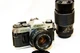 Canon AE-1 35mm FILM TESTED Camera w/50mm 1:1.8 AND 135mm 1:2.8 portrait lens