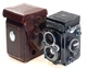 ROLLEIFLEX ZEISS PLANAR 3.5/75mm LENS TLR f=75mm CAMERA METER CASED CLEAN