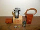 Steky Model III Miniature 16mm Camera, Telephoto Lens, Leather Cases. Filter,Box