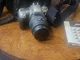 Nikon N75 35mm SLR Film Camera Silver Black w/ Lowepro Bag, UV Filter, Manual