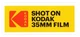 Shot On Kodak 35MM Film Logo Sticker (Reproduction)