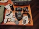 MINOLTA MAXXUM 7000 35mm SLR CAMERA W/ LENSES, ACCESS's, CASE