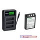 Kastar Battery Triple Charger for Olympus Camedia C5000 C7000 D590 X500 Camera