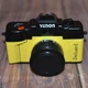 Vintage Yunon Deluxe-I MM500 Auto Fix Focus 50mm lens 35mm Camera Japan