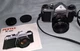 Pentax Asahi K1000 film camera w Albinar 35mm lens & Hoya SkyLight 55mm filter