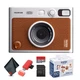 Fujifilm INSTAX MINI EVO Hybrid Instant Camera (Brown), MICRO SD TO SD ADAPTER