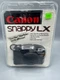 CANON Snappy LX 35mm Film Camera &bull; Black Compact Neck Strap Film