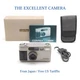 [MINT w/Case] ​​Contax T2 Titan Silver 35mm Point & Shoot Film Camera From JAPAN