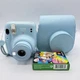 Fujifilm Instax Mini 11 Instant Film Camera Blue W/Case & Film 10 Pack Tested