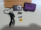 Olympus FE-4000 12.0MP Digital Camera CHROME w/ Two Micro SD Cards & Case, Cord