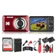 Kodak Pixpro FZ55 Digital Camera in Red (FZ55RD) Bundle with Accessories