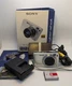 Sony Cyber-shot DSC-W150 Silver Digital Camera W/Box Battery Charger Case Works!