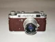 Soviet film camera Fed -2 brown Working camera Made in ussr Lens Industar-62M