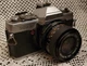 Minolta XG-1 35mm SLR Film Camera w/ ROKINON AUTO WIDE1:28 Lens CLEAN Untested