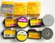7-(seven) rolls of a variety of Kodak 35mm B&W films as shown. EXPIRED.