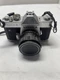 Yashica TL Electro X Black Silver SLR Film Camera with Lens and Strap