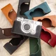 Handmade Genuine Real Leather Half Camera Case Bag Cover For Rollei AFM35