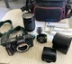 MINOLTA MAXXUM 5000 35mm AF SLR Camera & KOBORON f=28~200mm Lens &Flash UNTESTED