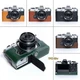 For Olympus OM-3 Handmade Genuine Real Leather Half Camera Case Bag Cover