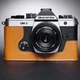 Handmade Genuine Leather Camera Half Cover Protection Case Base For Olympus OM-3
