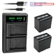 Kastar Battery LTD2 USB Charger for Panasonic Lumix BGH1 Cinema 4K Box Camera