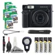 Fujifilm Instax Wide 400 Camera (Jet Black) w/ 100 Wide Film & Cleaning Kit