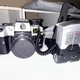 Olympia DL2000 35mm Film Camera Motor Drive Flash Red Eye Case