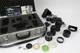 MINOLTA SR-1 Camera in Hard Case with 4 Camera Lenses, Filters, & Accessories