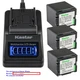 Kastar Battery LCD Quick Charger for Panasonic CGA-DU21 DU21 & PV-GS150 PV-GS180