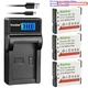 Kastar Battery LCD USB Charger for NP-130 & Casio Exilim EX-ZR710 EX-ZR1000WE