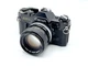 Black Canon AE-1 + Canon 50mm f/1.4 SSC Lens Manual Film Camera Kit -Very Good