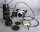 Pentax Asahi K1000 35mm Film Camera W/Pentax 50MM &SOLIGAR 140MM Lens-USED/WORKS