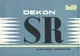 DeJur Dekon SR Camera Instruction Manual